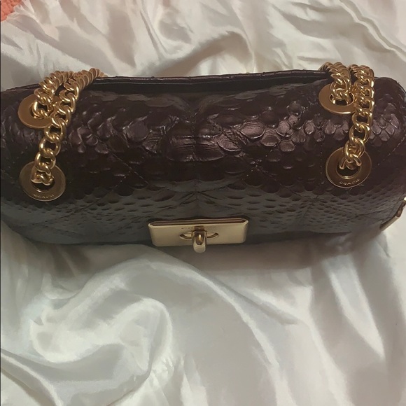 Coach python embossed crossbody - Picture 2 of 5